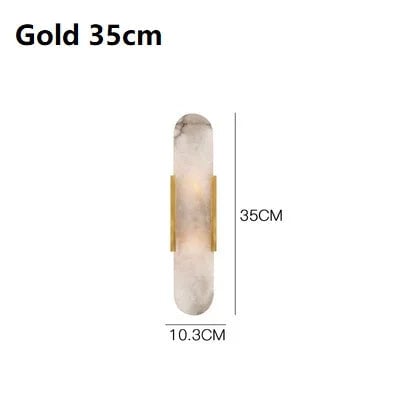 Marble Wall Mount Bedside Lamp - Modern Bedroom Living Room Light
