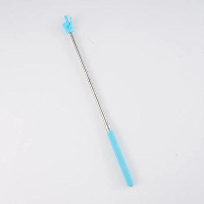 Retractable Finger Pointer Stick – Stainless Steel Telescopic Teaching Pointer