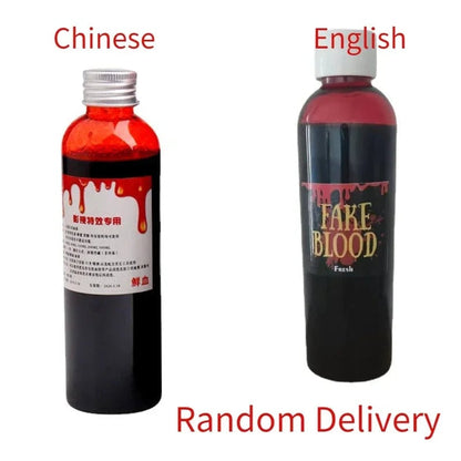 Ultra-Realistic Edible Fake Blood 4oz - Halloween SFX Makeup