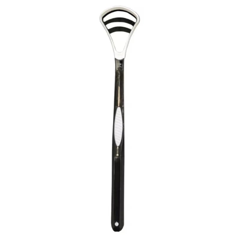 Silicone Tongue Scraper Double-Sided Ergonomic Handle Oral Hygiene