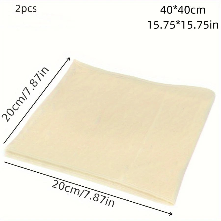 2-Pack Cotton Steamer Cloth - Curd Filter & Soybean Milk Strainer