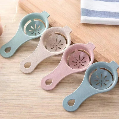 Wheat Straw Egg White Separator - Kitchen Baking Filter Tool