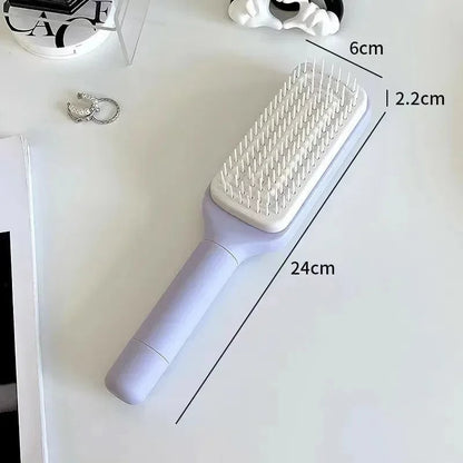 Self Cleaning Rotating Hairbrush Anti Static Massage Comb Auto