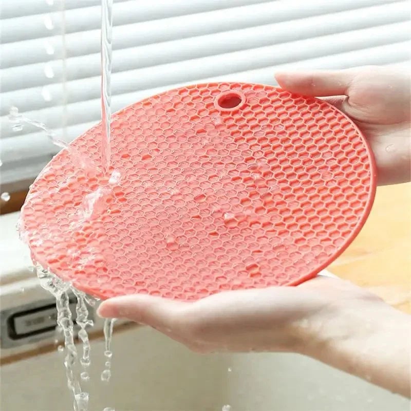 Heat Resistant Silicone Table Mat Anti-Slip Kitchen Coaster