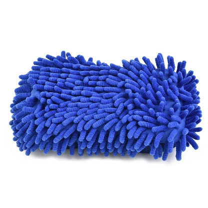 Microfiber Car Wash Sponge Brush - Dual-Sided Polishing Pad Tool