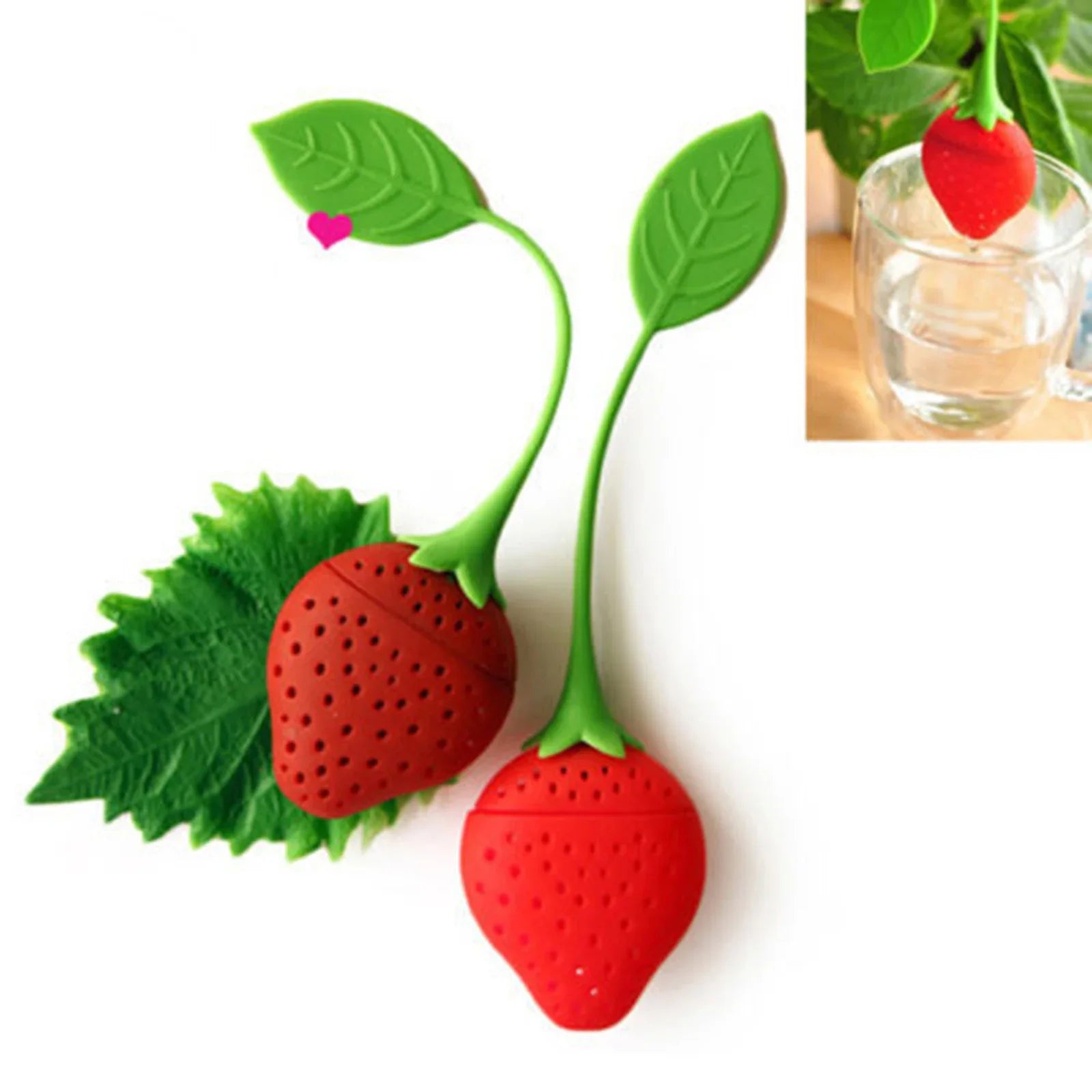 Food Grade Silicone Tea Infuser Ball - Loose Leaf Strainer Filter
