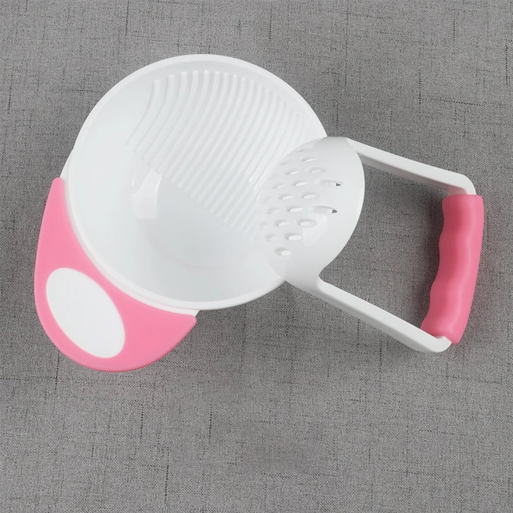 Manual Baby Food Grinder - BPA-Free Fruit Vegetable Processor Tool