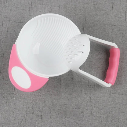 Manual Baby Food Grinder - BPA-Free Fruit Vegetable Processor Tool