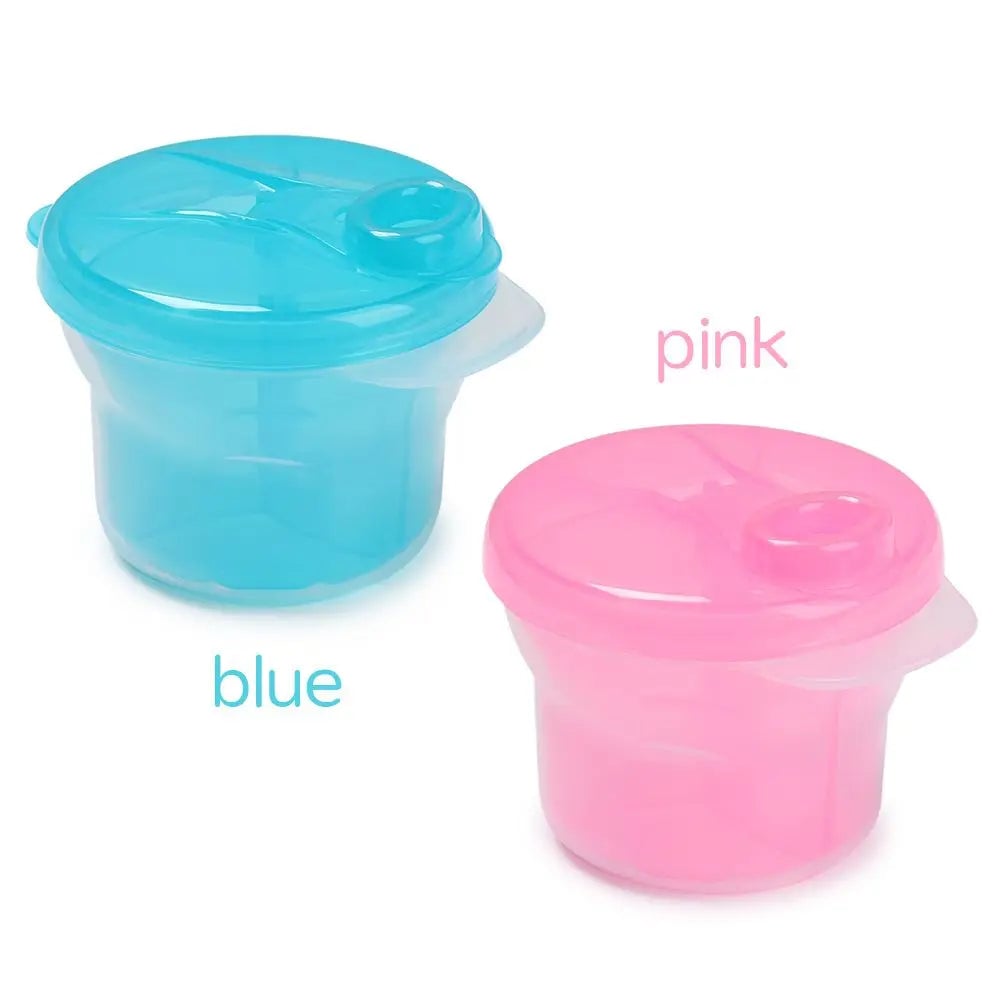 3-Dose Baby Formula Dispenser Container - Portable Milk Powder Storage