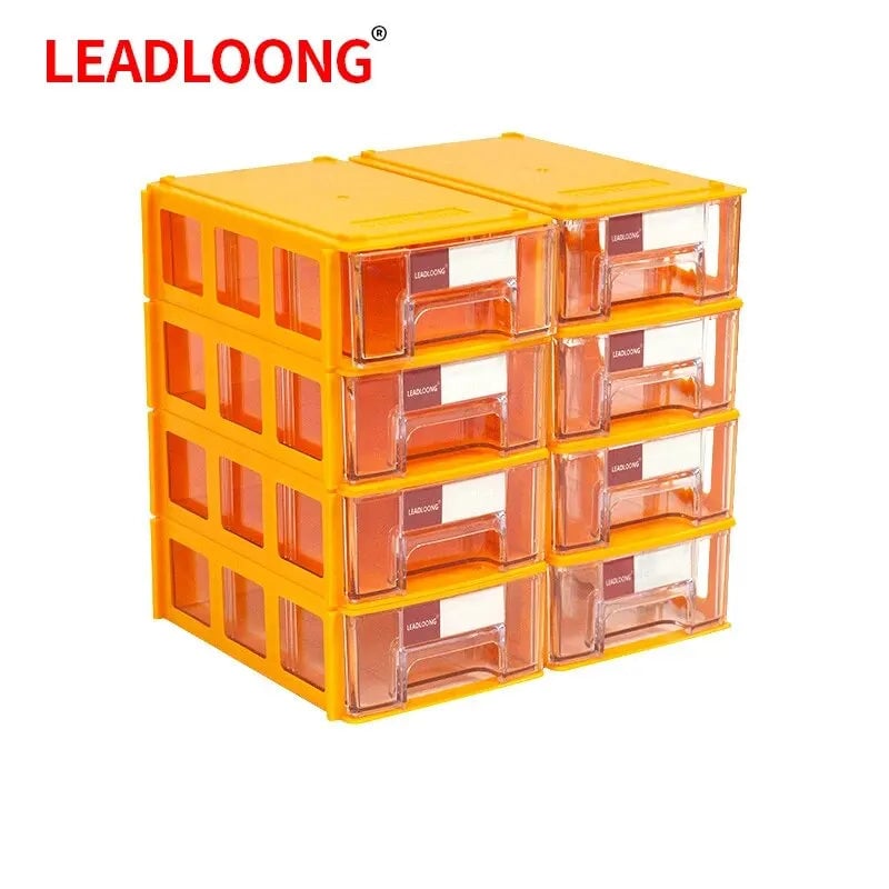 8/16pcs Mini Drawer Organizer 14x9x4cm Screw Parts Storage Bins