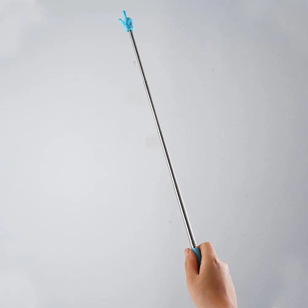 Retractable Finger Pointer Stick – Stainless Steel Telescopic Teaching Pointer