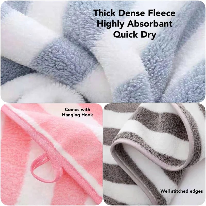 Stripe Super Soft Bath Towel 90x170cm Super Absorbent Multi-Use