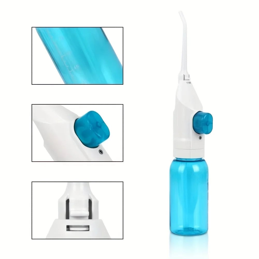 Portable High Pressure Water Dental Irrigator Manual Teeth Cleaning