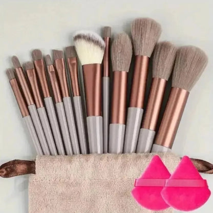 Professional Makeup Brush Set - Soft Fluffy Foundation & Blending