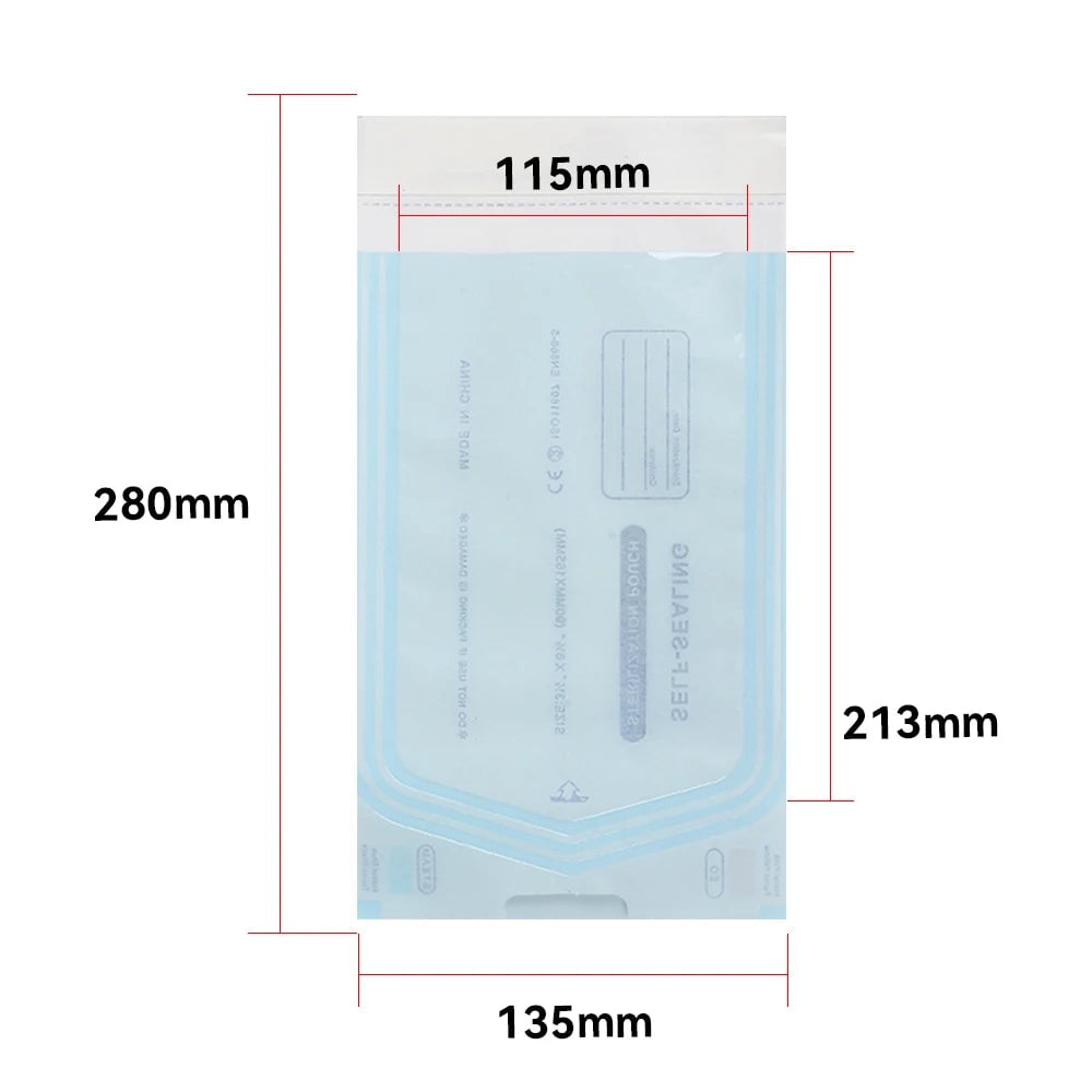 Self-Sealing Sterilization Pouches 10/20PCS 5 Sizes Tattoo Supply