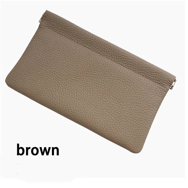 PU Leather Document Holder Wallet - Passport License Storage Organizer