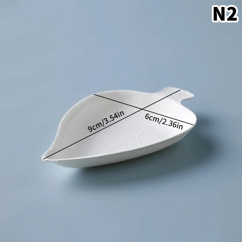 50 Pcs Water Drop Disposable Paper Dessert Plates High-Quality Trays