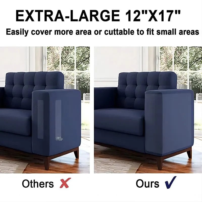 Self-Adhesive Cat Scratch Guards - Clear Sofa Furniture Protectors