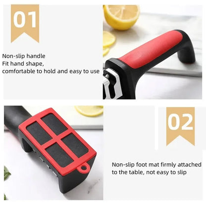 4-Segment Knife Sharpener | Multi-Functional Handheld Sharpening Stone