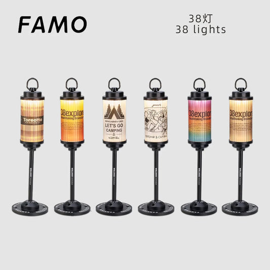 Foldable Aluminum Lantern Stand for GoalZero BlackDog 38 Explore