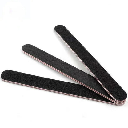 10Pcs Nail Files 100/180 Grit Buffer Block Manicure Pedicure Tools