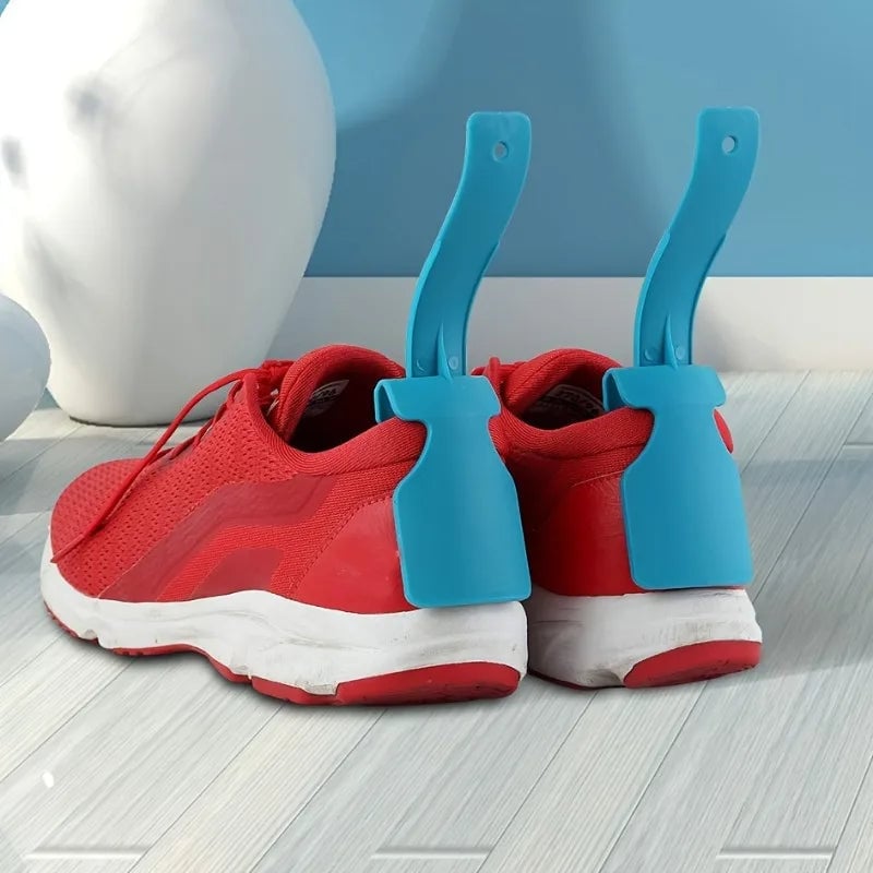 2pcs Plastic Shoe Horn Helper - Lazy Shoes Lifting Aid Tool Set