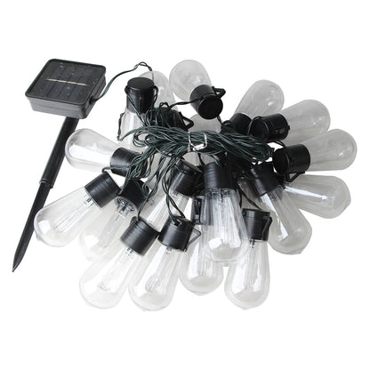 Solar LED Globe String Lights - Outdoor Waterproof Fairy Lights