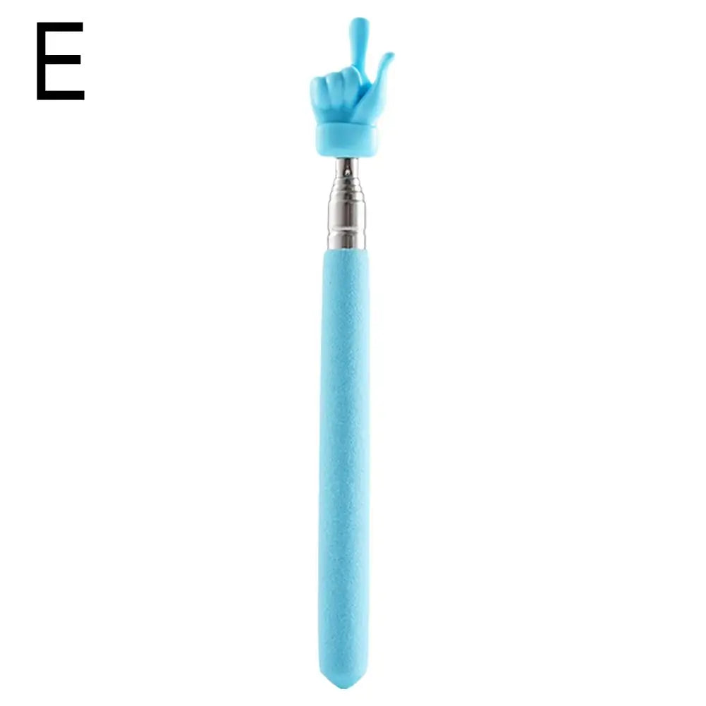 Retractable Finger Pointer Stick – Stainless Steel Telescopic Teaching Pointer