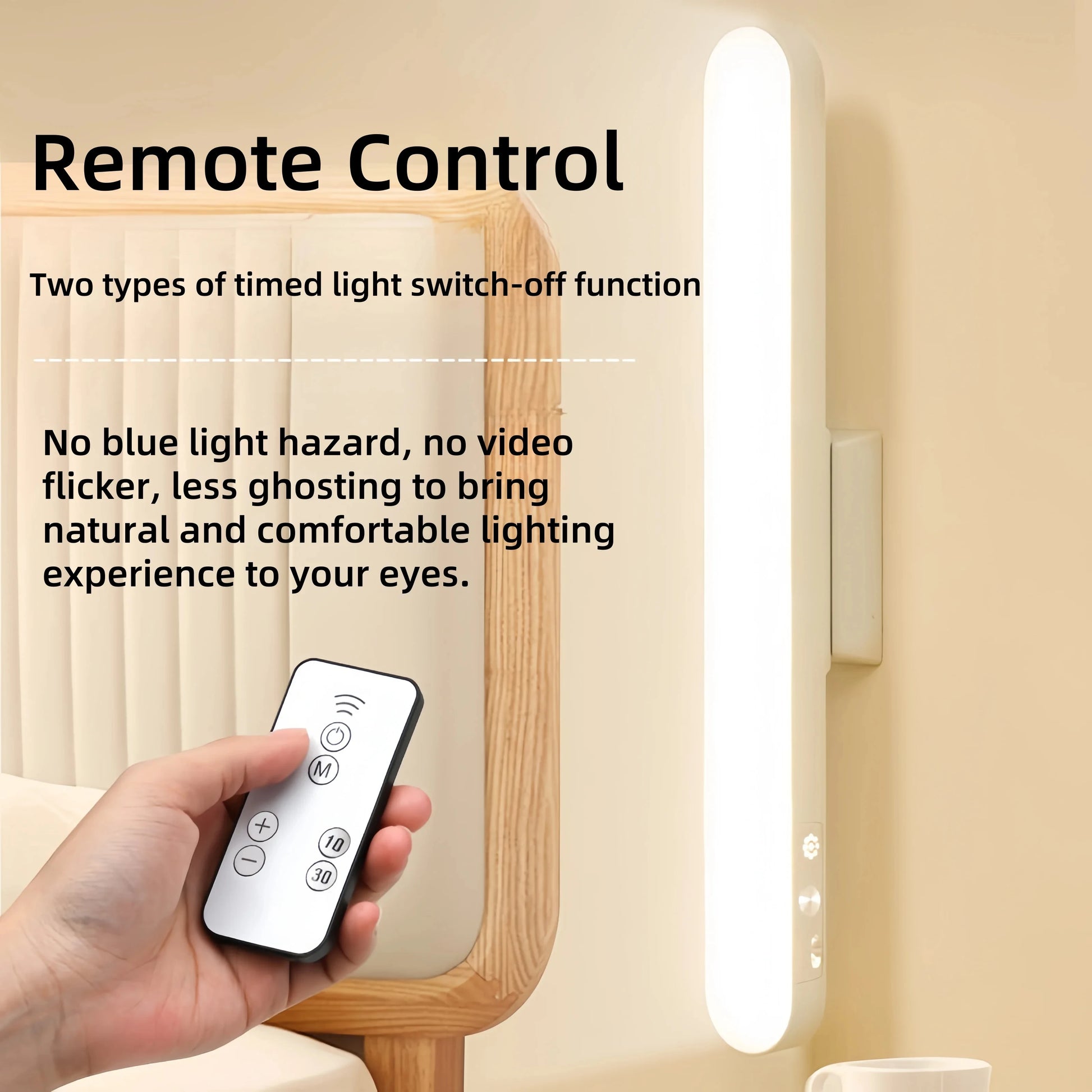 USB Rechargeable LED Desk Lamp - Magnetic Hanging 3-Color Dimmable