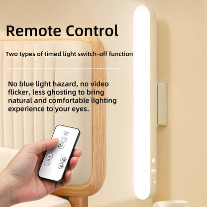 USB Rechargeable LED Desk Lamp - Magnetic Hanging 3-Color Dimmable