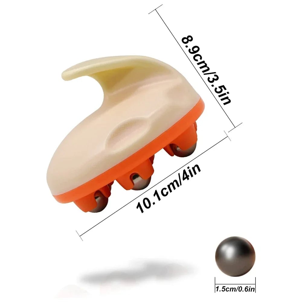 7-Bead Professional Body Ball Roller Massager Anti-Cellulite Relief