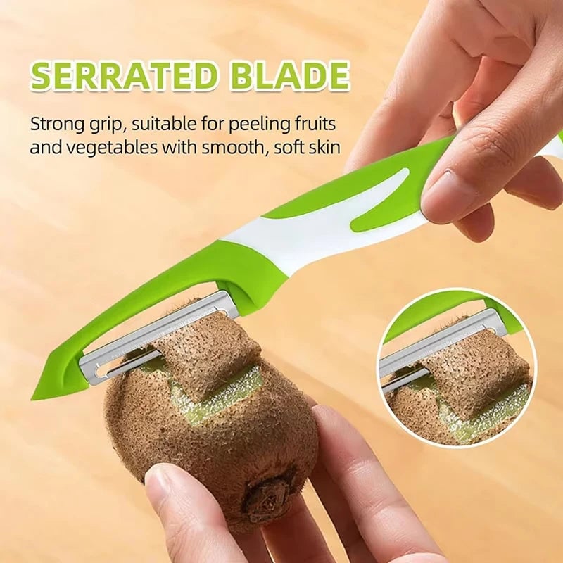 Stainless Steel Potato Peeler & Melon Slicer - Portable Kitchen