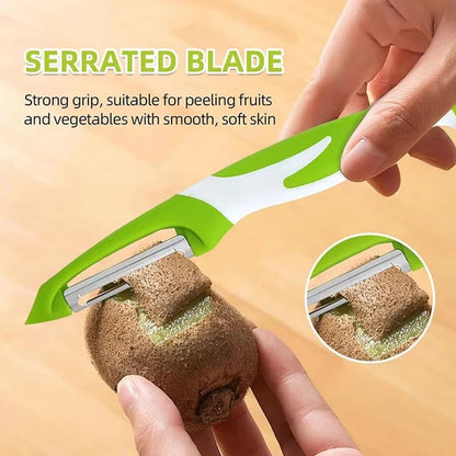 Stainless Steel Potato Peeler & Melon Slicer - Portable Kitchen