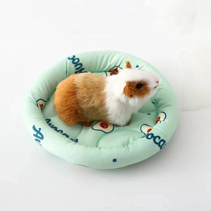 Circular Soft Pet Sleep Mat - Small Animal Bed Pad Hamster Hedgehog