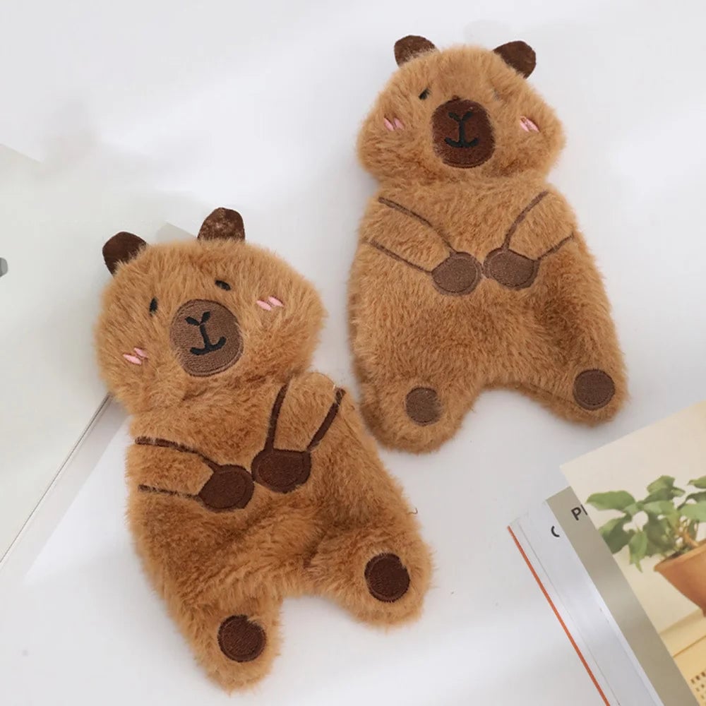 Plush Bear Dog Toy - Durable Chew with Double Squeakers Pet Toy