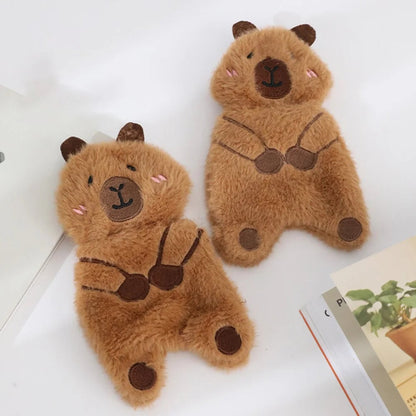 Plush Bear Dog Toy - Durable Chew with Double Squeakers Pet Toy