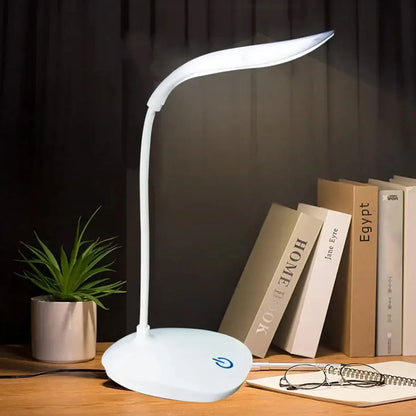 USB Rechargeable LED Desk Lamp Touch Dimming Eye Protection Office