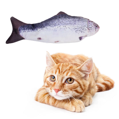 USB Rechargeable Interactive Fish Cat Toy - Realistic Floppy Motion