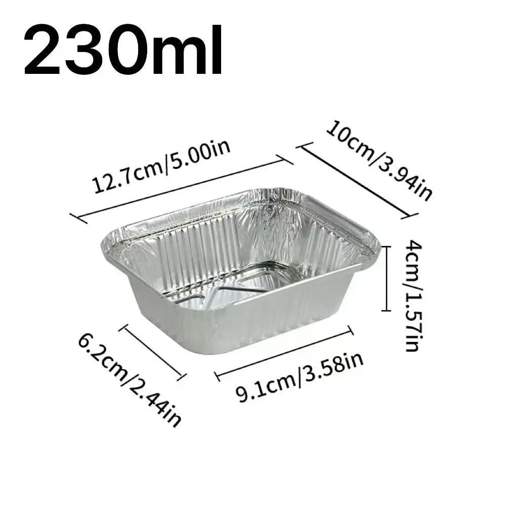 Thickened Aluminum Foil Disposable Pans - Non-Stick BBQ Baking Trays