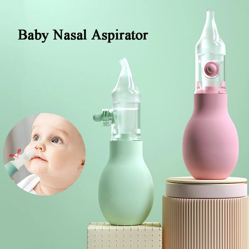 Baby Nasal Aspirator Anti-Backflow Silicone Vacuum Nose Cleaner