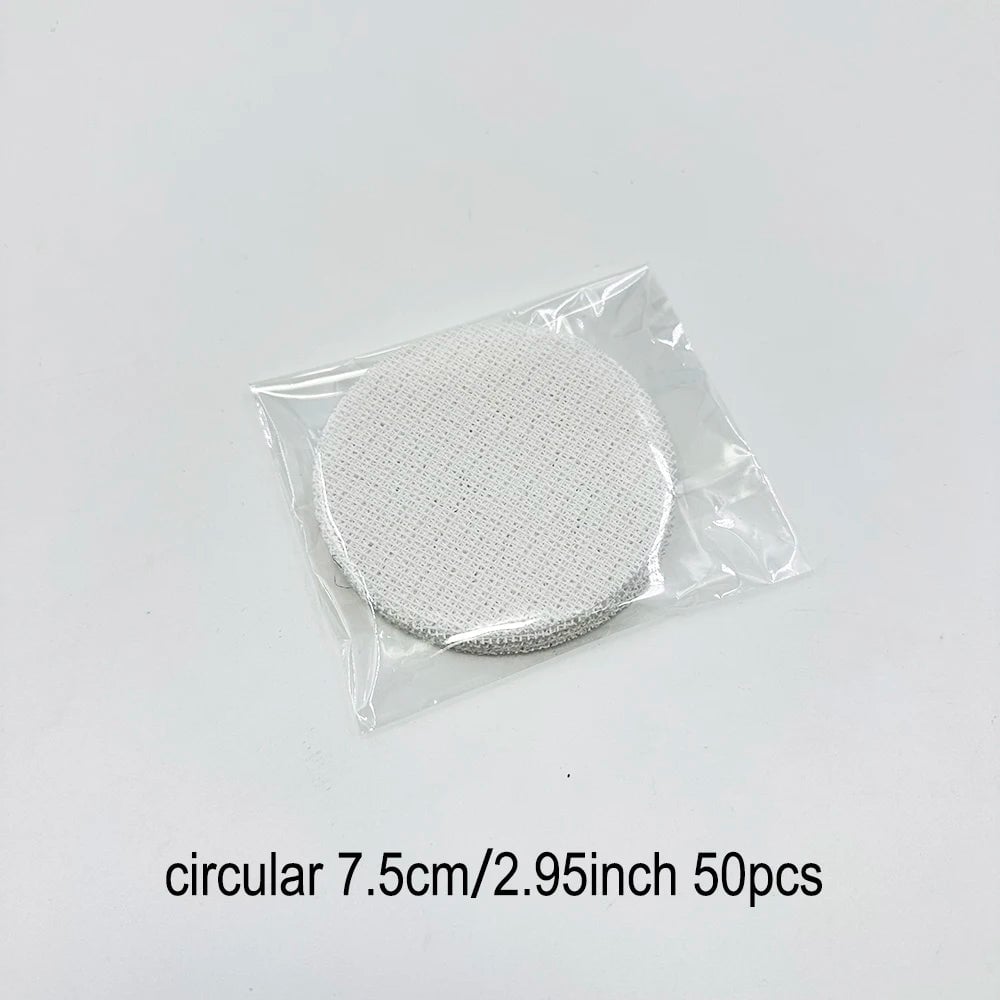Bonsai Pot Mesh Sheets 100pcs - White Drainage Net Bottom Covers