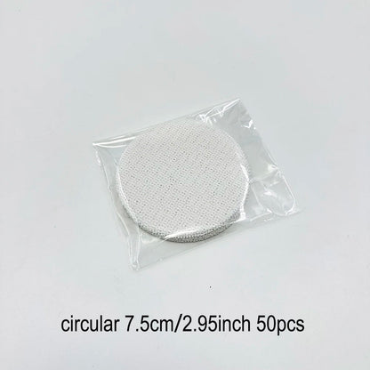 Bonsai Pot Mesh Sheets 100pcs - White Drainage Net Bottom Covers