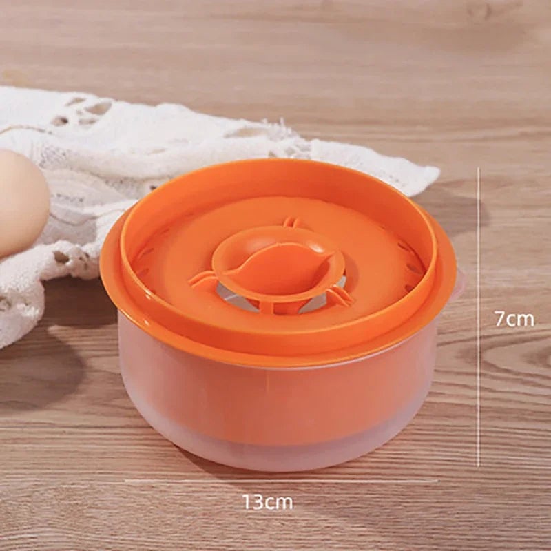 Large Clear Egg White Yolk Separator - Professional Baking Tool