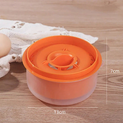 Large Clear Egg White Yolk Separator - Professional Baking Tool