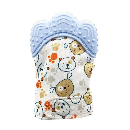 Food Grade Silicone Baby Teething Gloves Pain Relief Mittens