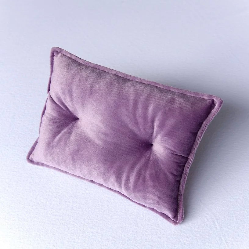 Velvet Newborn Photography Posing Cushion - Mini Baby Pillow Prop