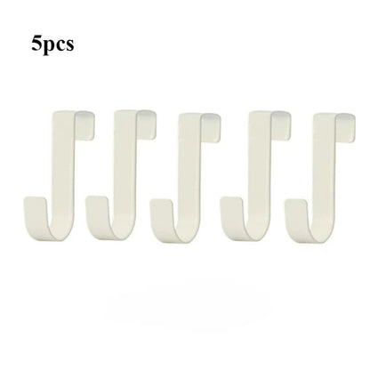 Multi Purpose Over Door Hooks - Kitchen Cabinet Storage Organizer