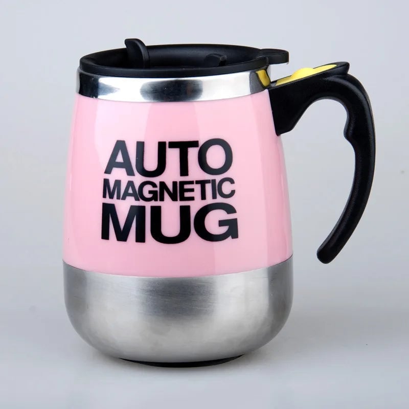 Electric Self Stirring Coffee Mug 450ml Stainless Steel Magnetic