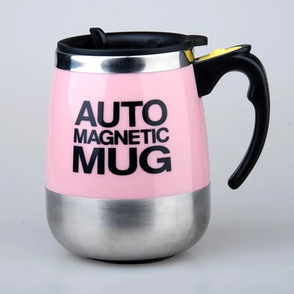 Electric Self Stirring Coffee Mug 450ml Stainless Steel Magnetic