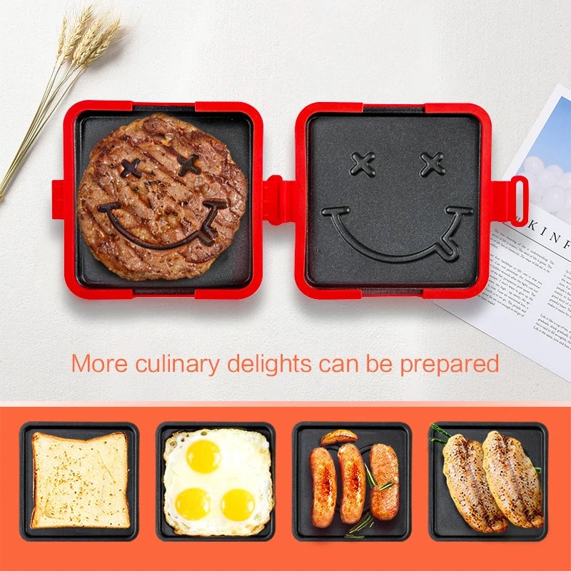 Microwave Toastie Sandwich Maker Panini Press Dishwasher Safe